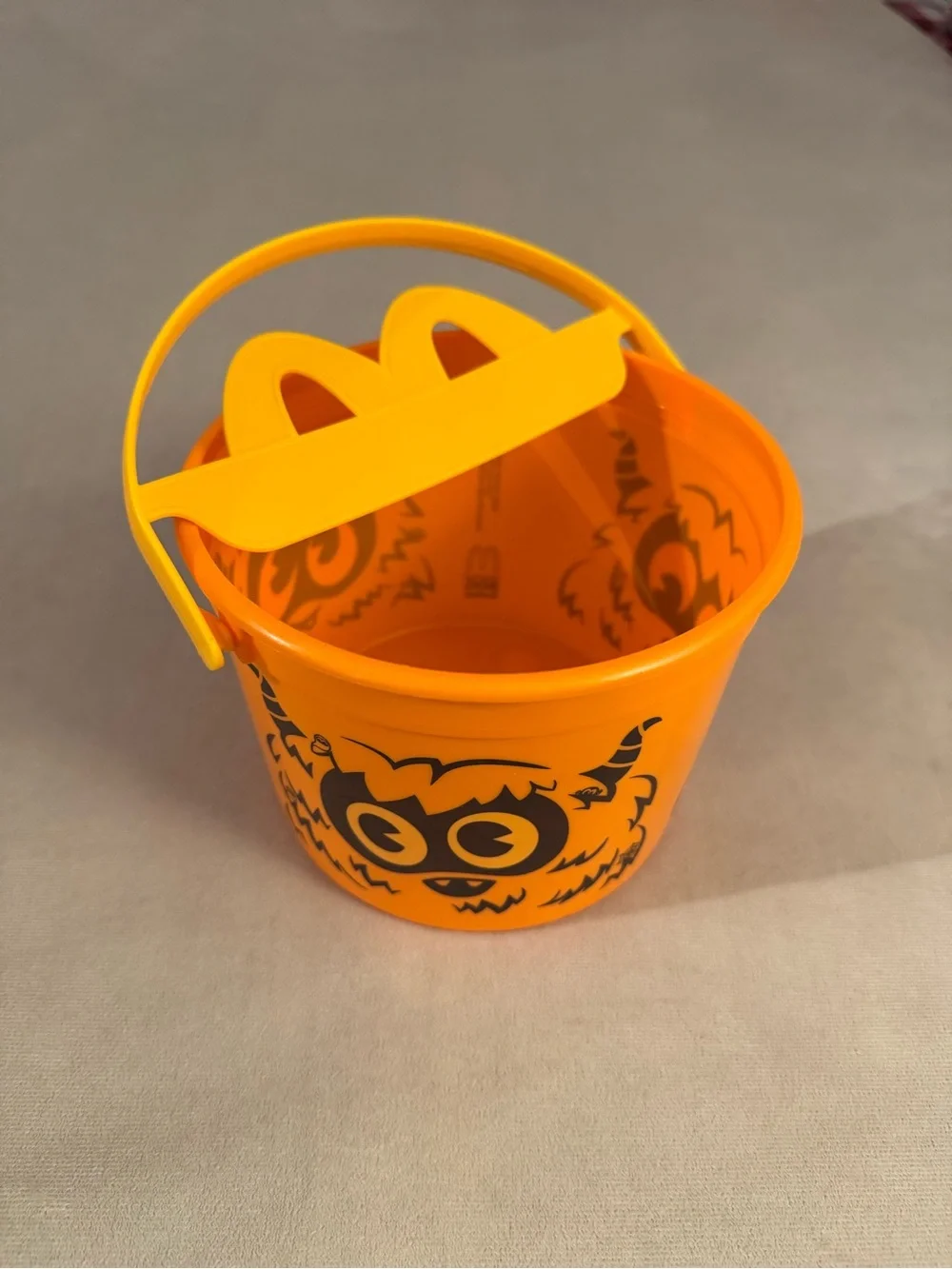 McDonald's 2024 Orange Halloween Trick-or-Treat Boo Bucket - like new